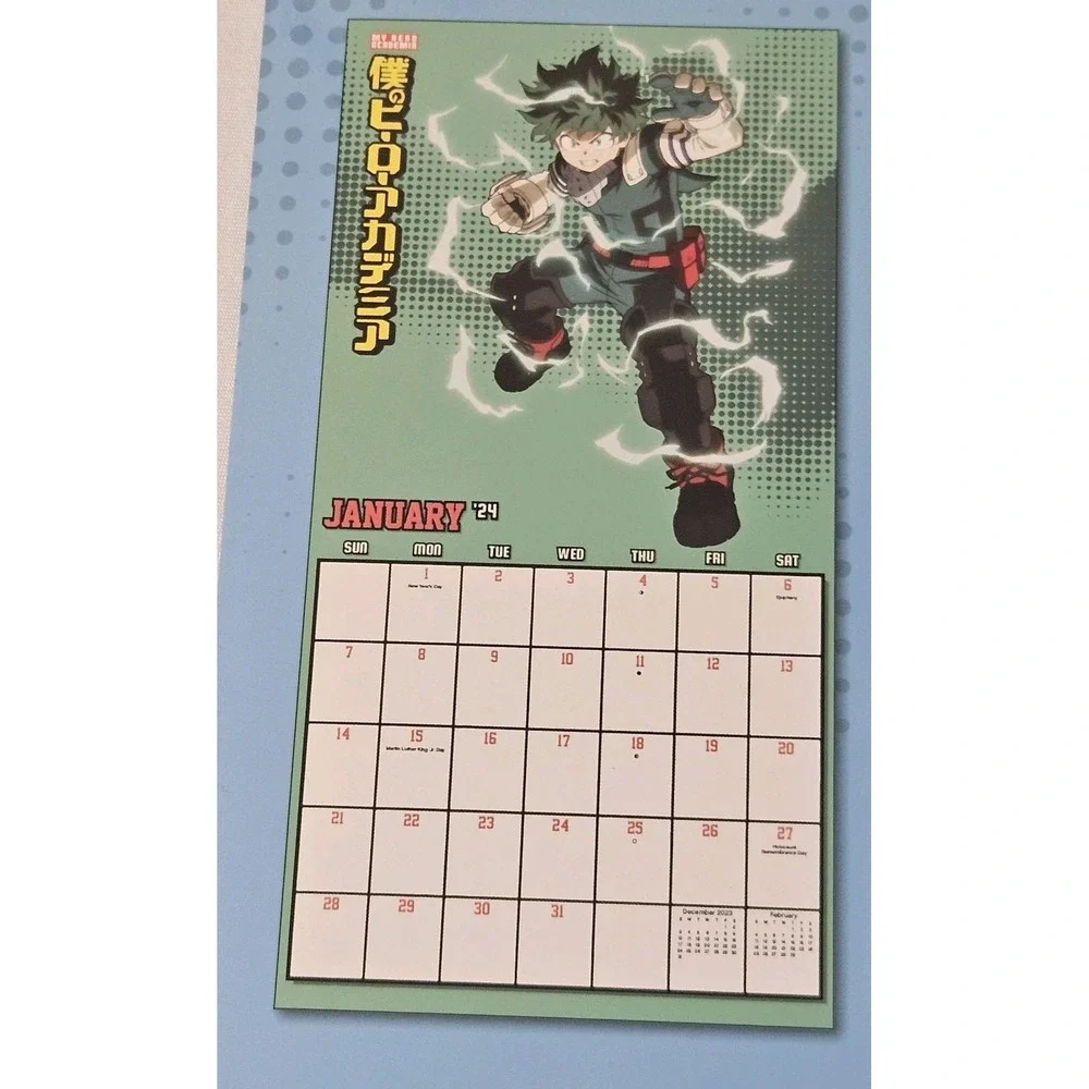 My Hero Academia 16‎ Month Calendar 2024 Sealed BRAND NEW COLLECTOR'S ITEM